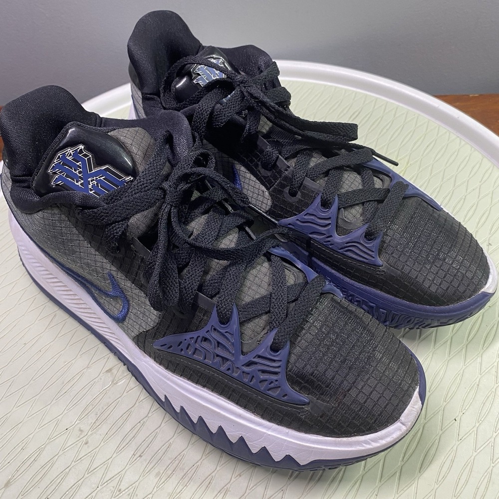 Nike Kyrie Low 4 TB Men's Black Midnight Navy Sneakers Size 8US EUC